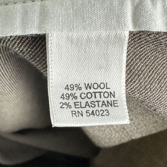 Banana Republic Pants Womens 10 Jackson Fit Stretch Wool Blend Flare Trousers - Picture 12 of 12